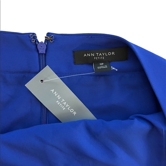 NWT Ann Taylor blue mini skirt size 10P - Picture 7 of 9